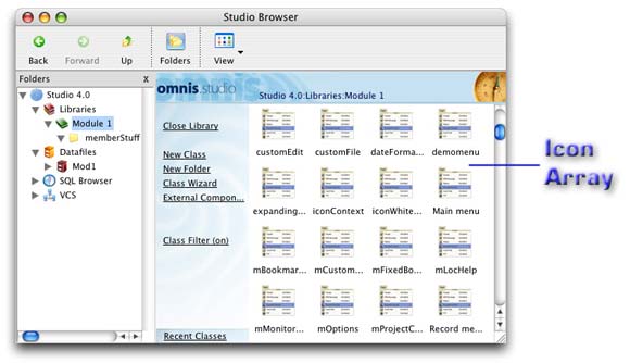 Browser Icon Array