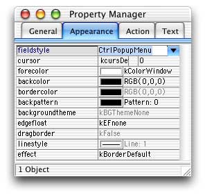 Appearance properties