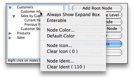 treedefaultlines node context menu