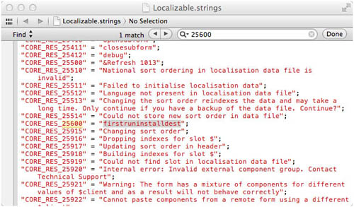 Localizable.strings file