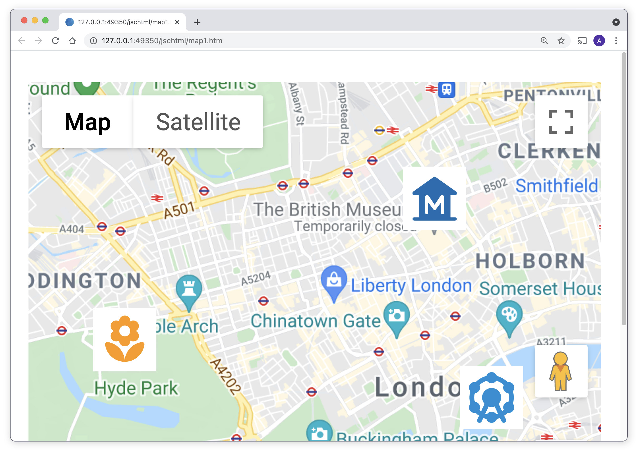 Using SVG icons for Map Markers