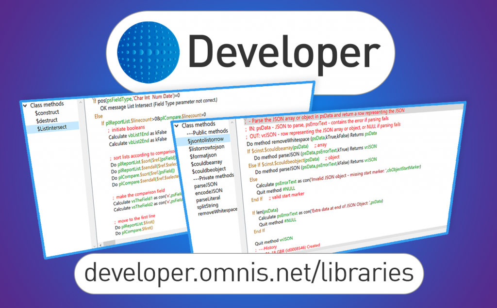 Omnis Developer Portal