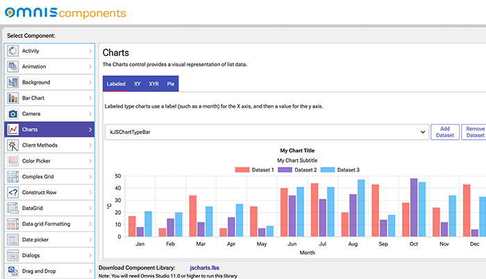 omnis app gallery compontents